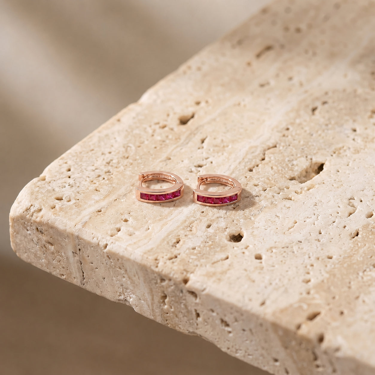 Rose Gold Heritage Earrings Citrine 10K — Celestina