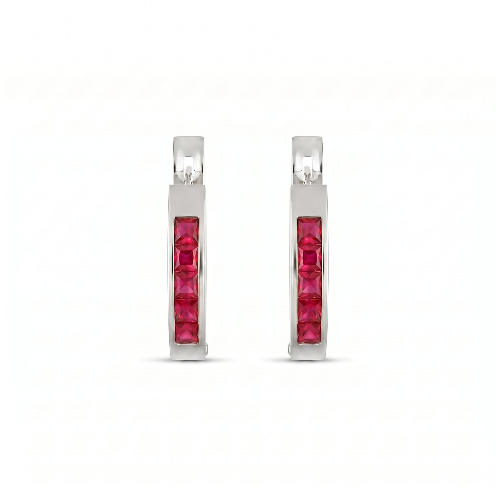 White Gold Heritage Earrings Citrine 10K — Celestina
