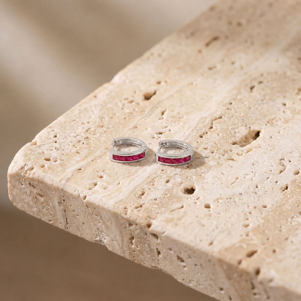 White Gold Heritage Earrings Citrine 10K — Celestina