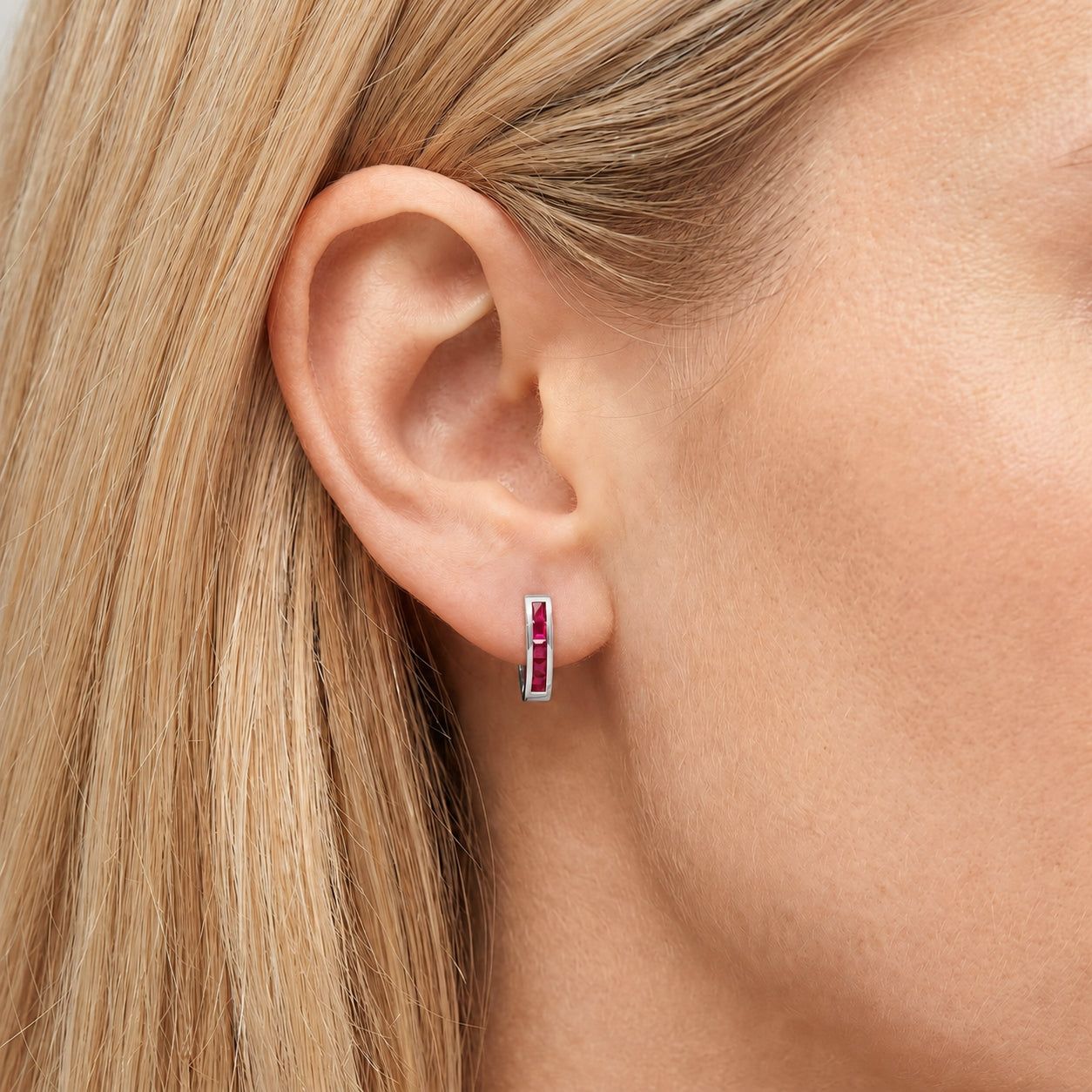 White Gold Heritage Earrings Citrine 10K — Celestina