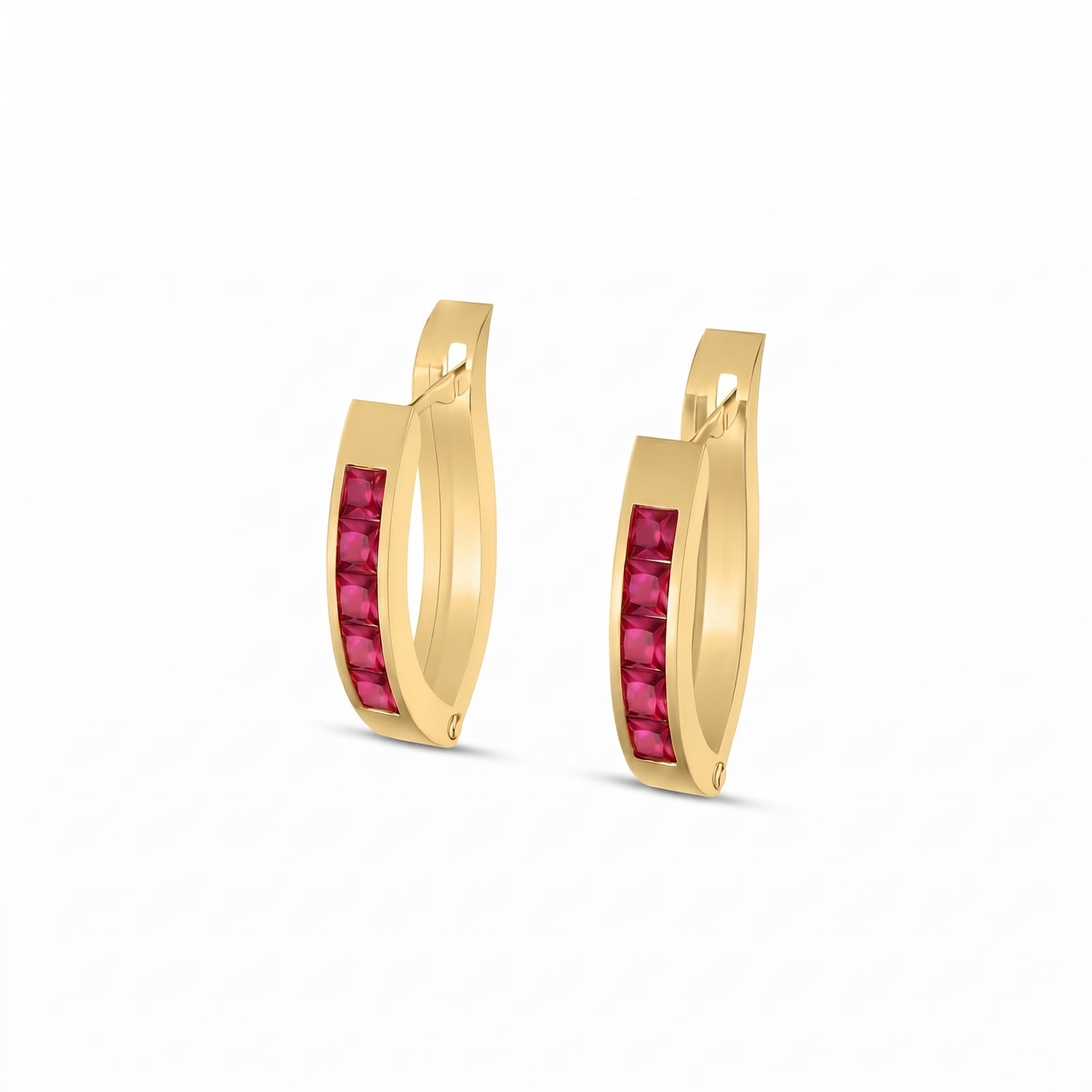 Yellow Gold Heritage Earrings Citrine 10K — Celestina