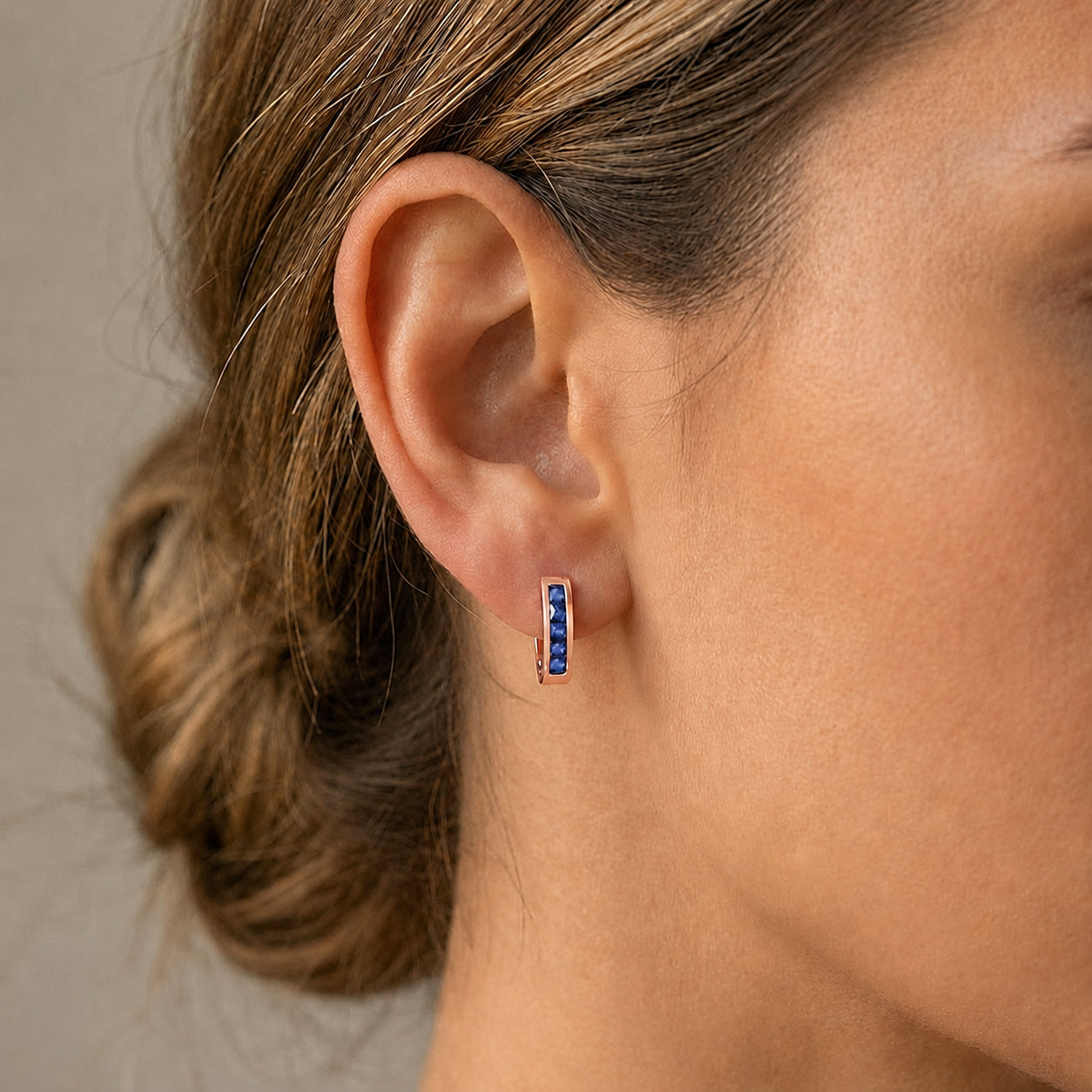 Rose Gold Heritage Earrings Tanzanite 10K — Celestina