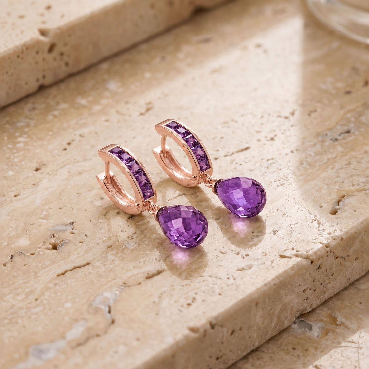 Rose Gold Amethyst — Mariaadriana
