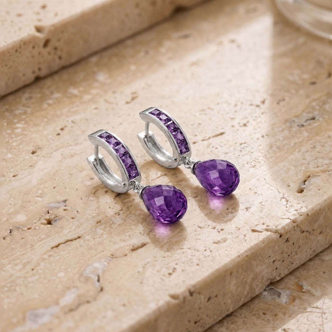 White Gold Amethyst — Mariaadriana
