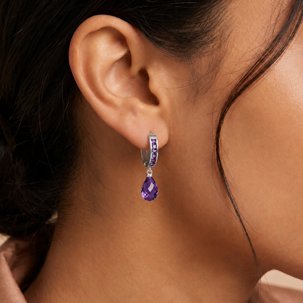 White Gold Amethyst — Mariaadriana