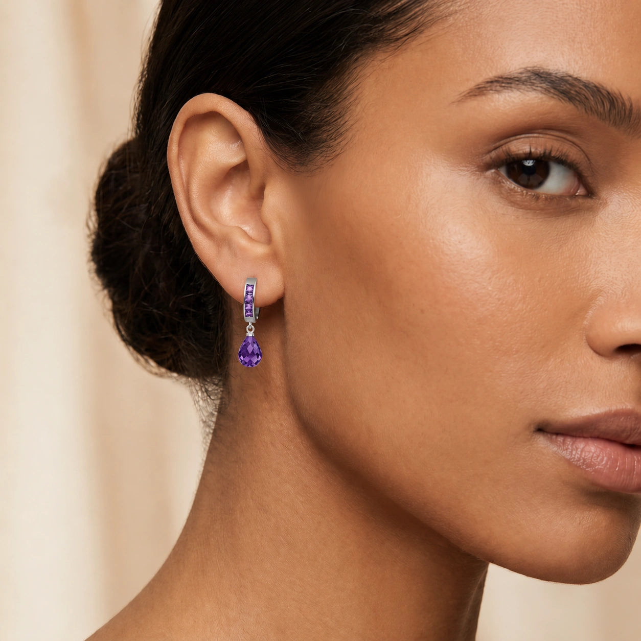 White Gold Amethyst — Mariaadriana