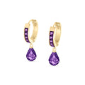 Yellow Gold Amethyst — Mariaadriana