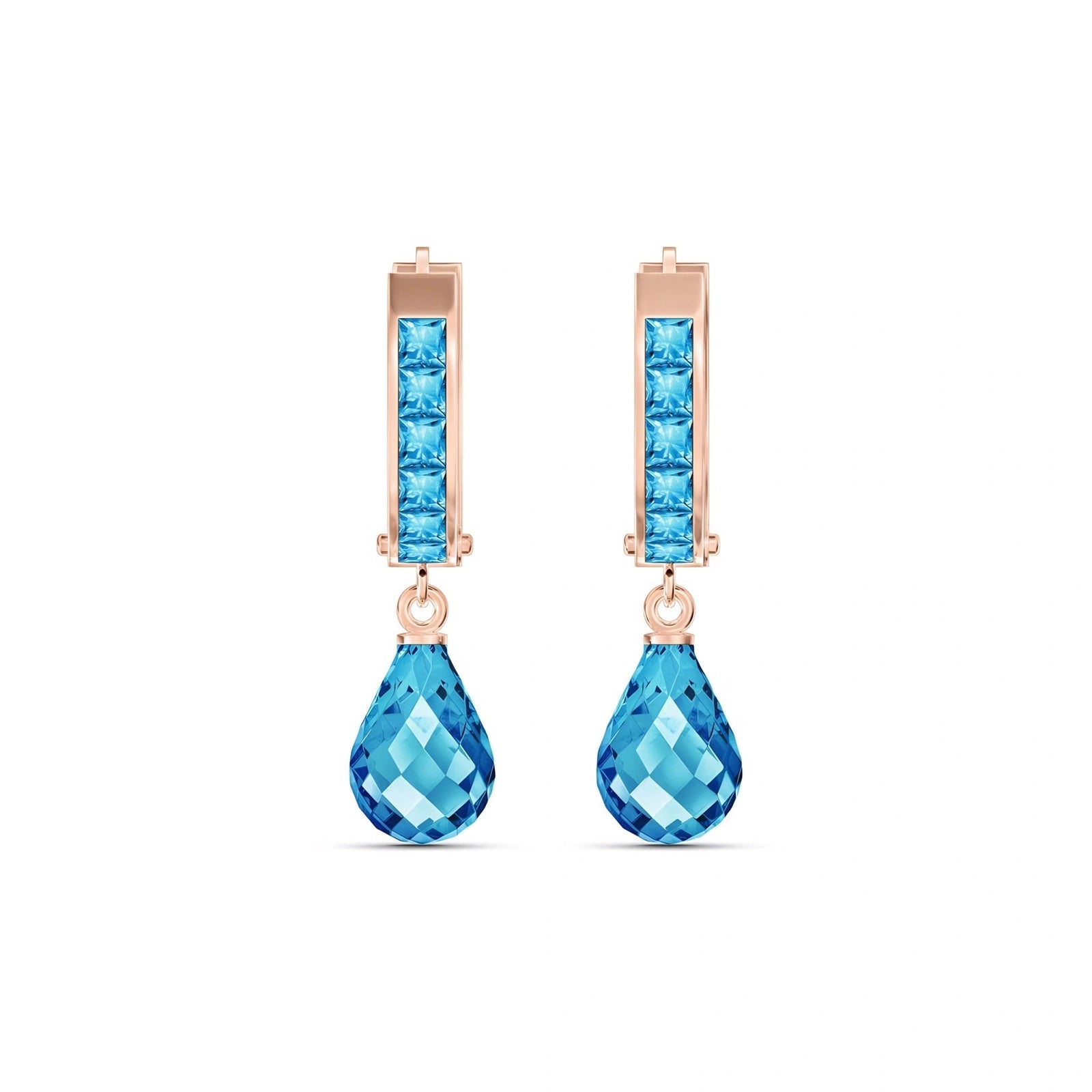 Rose Gold Blue Topaz — Mariaadriana