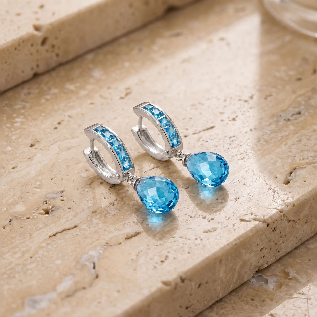 White Gold Blue Topaz — Mariaadriana