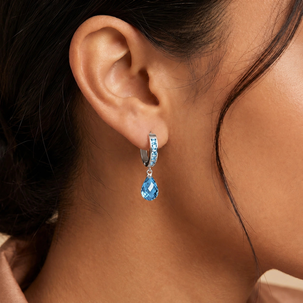 White Gold Blue Topaz — Mariaadriana