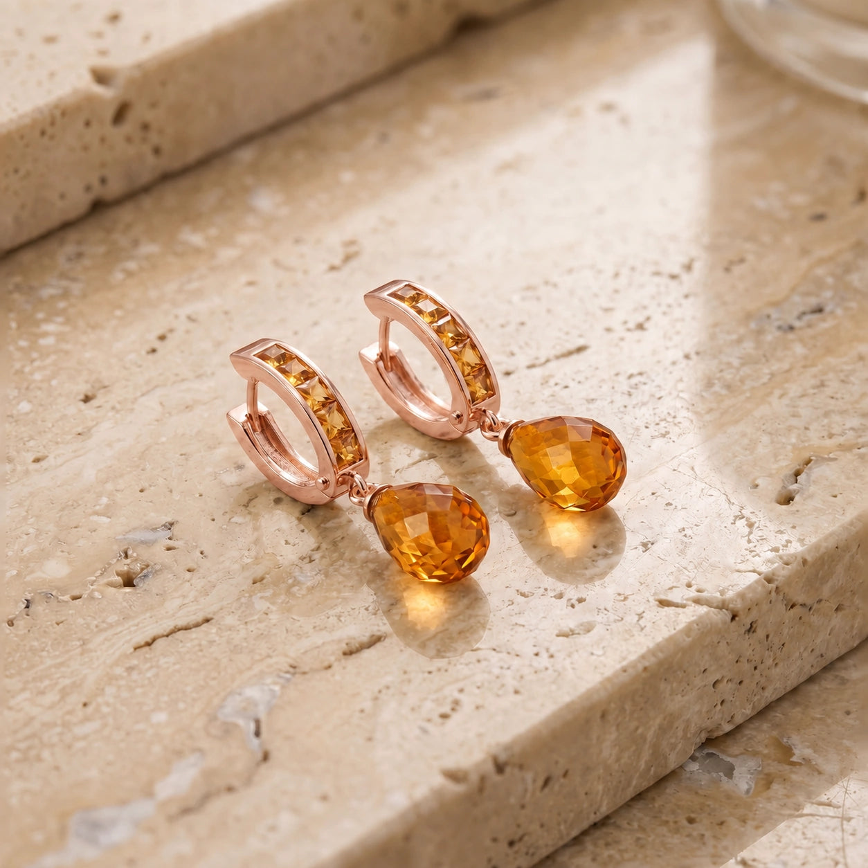 Rose Gold Citrine — Mariaadriana