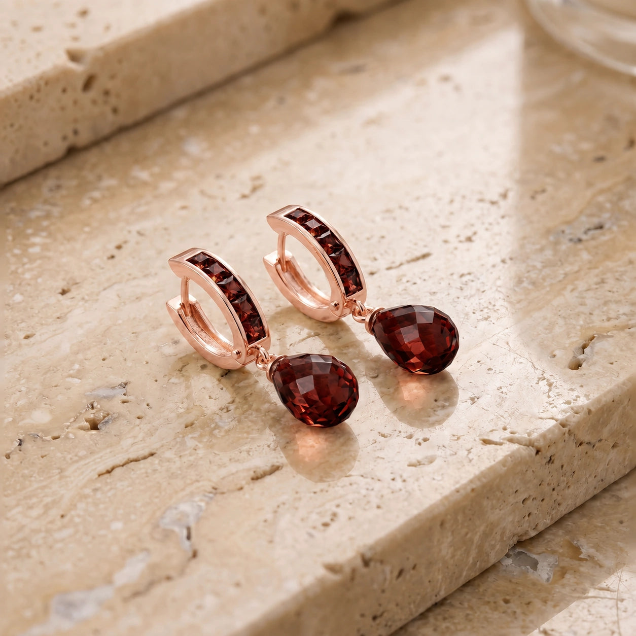 Rose Gold Garnet — Mariaadriana