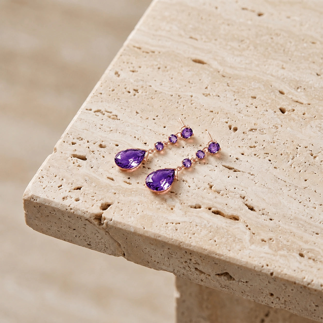 Rose Gold Amethyst — Mariaagostina
