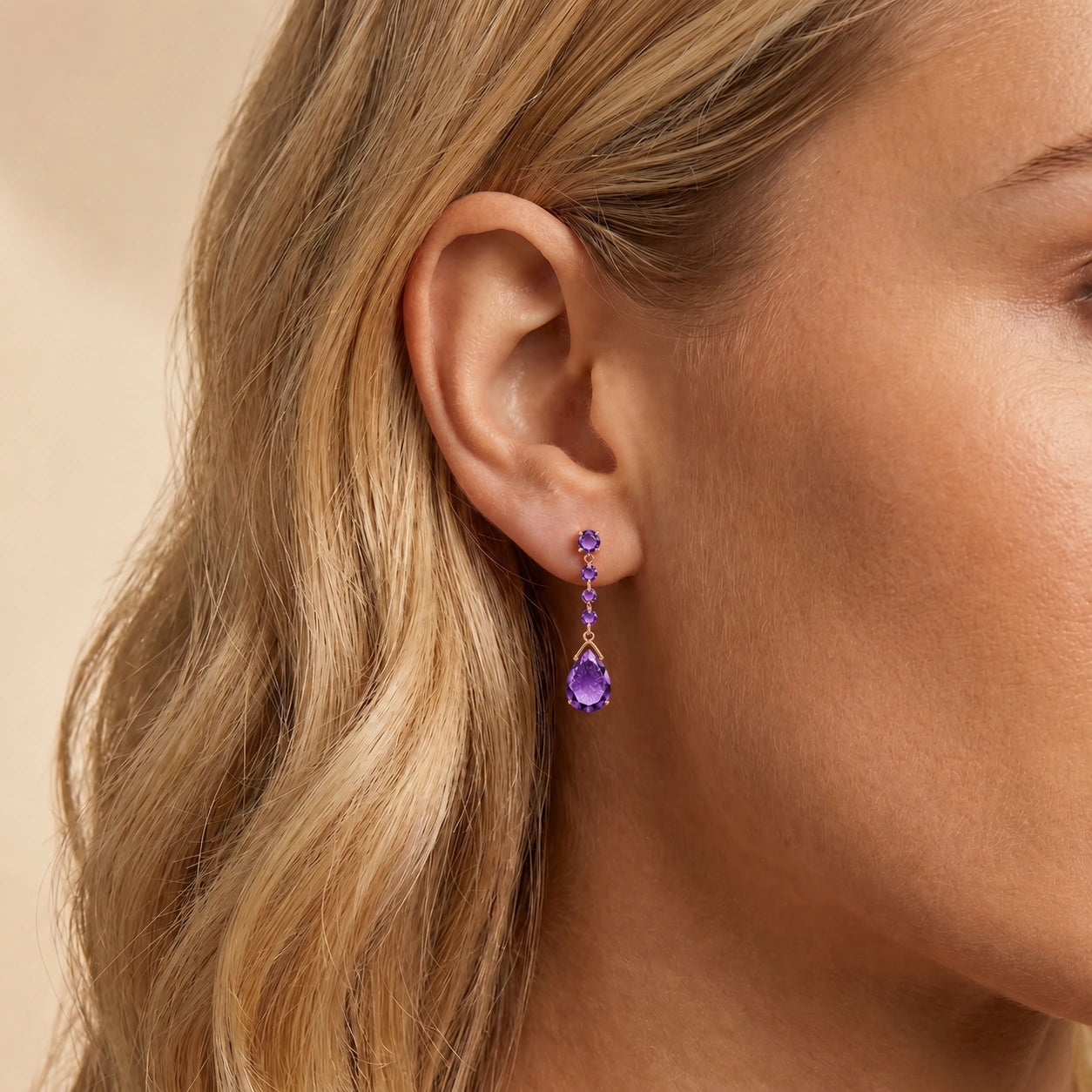 Rose Gold Amethyst — Mariaagostina