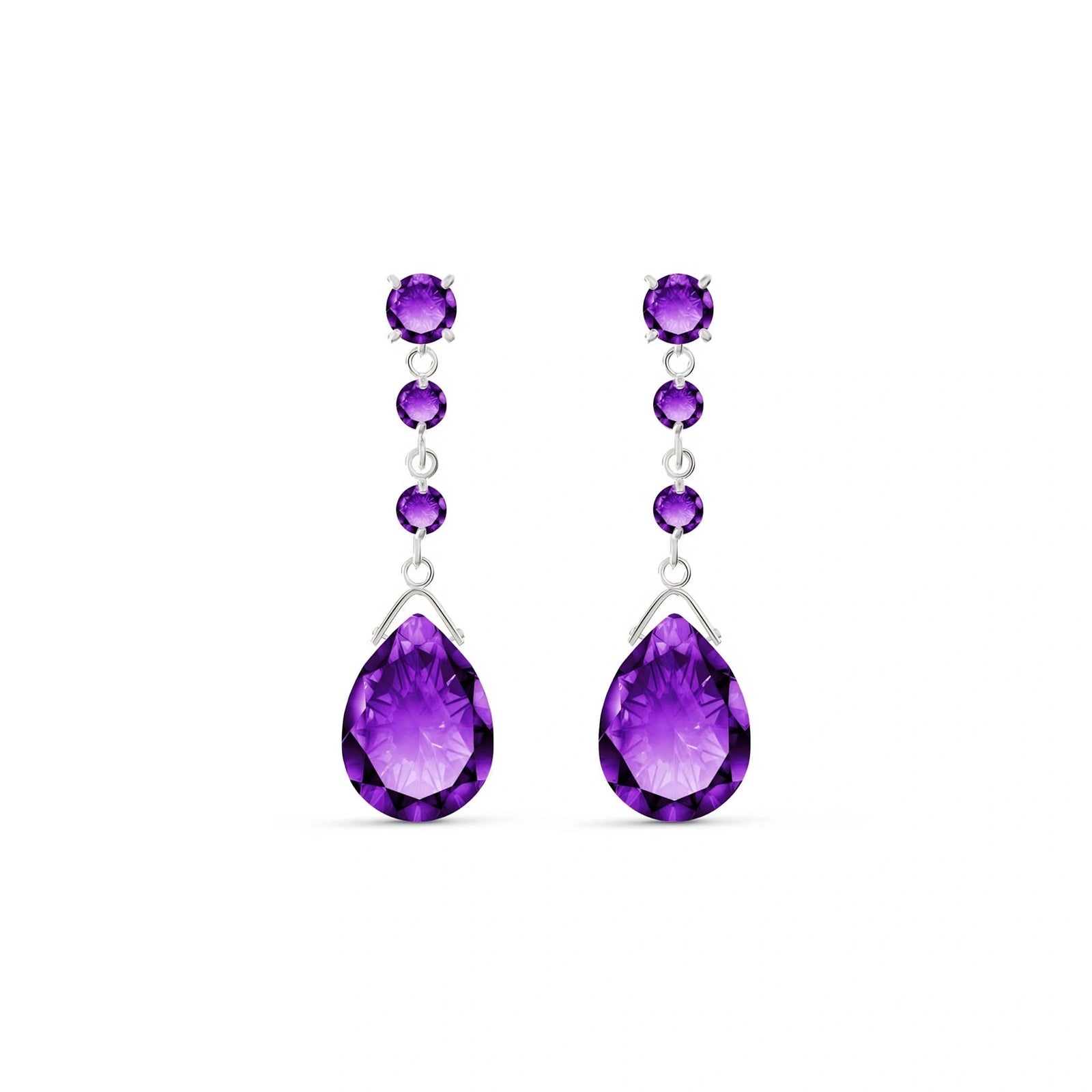 White Gold Amethyst — Mariaagostina
