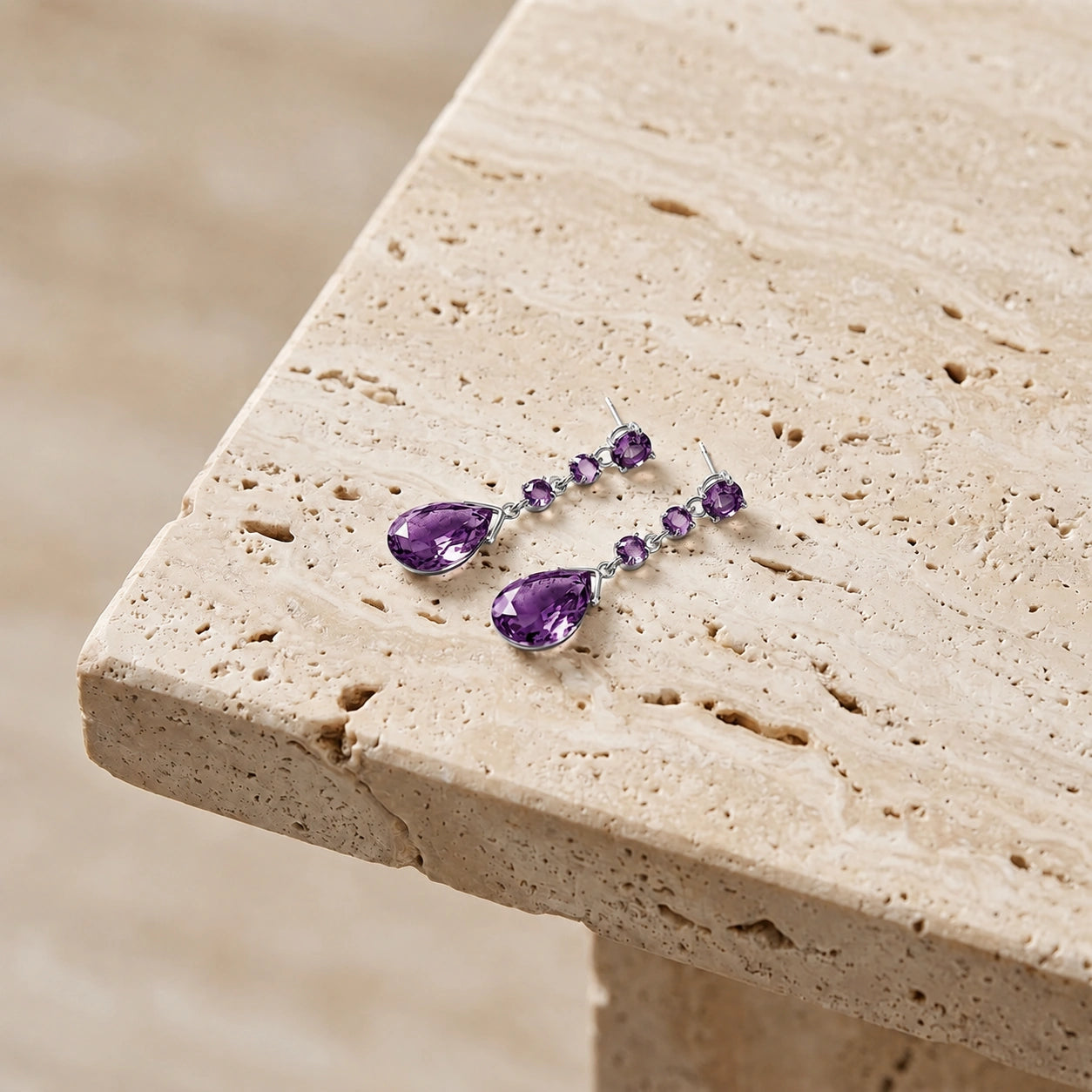 White Gold Amethyst — Mariaagostina