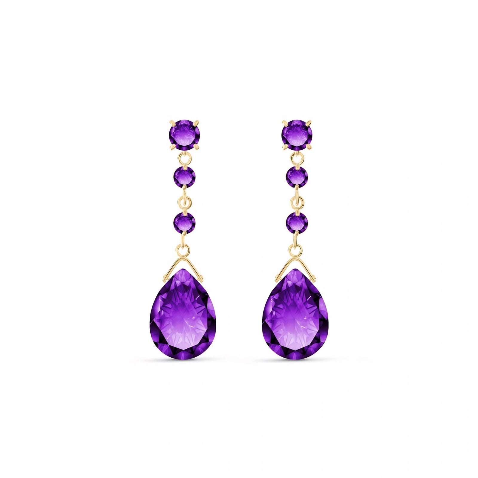 Yellow Gold Amethyst — Mariaagostina