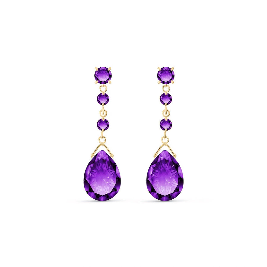 Yellow Gold Amethyst — Mariaagostina