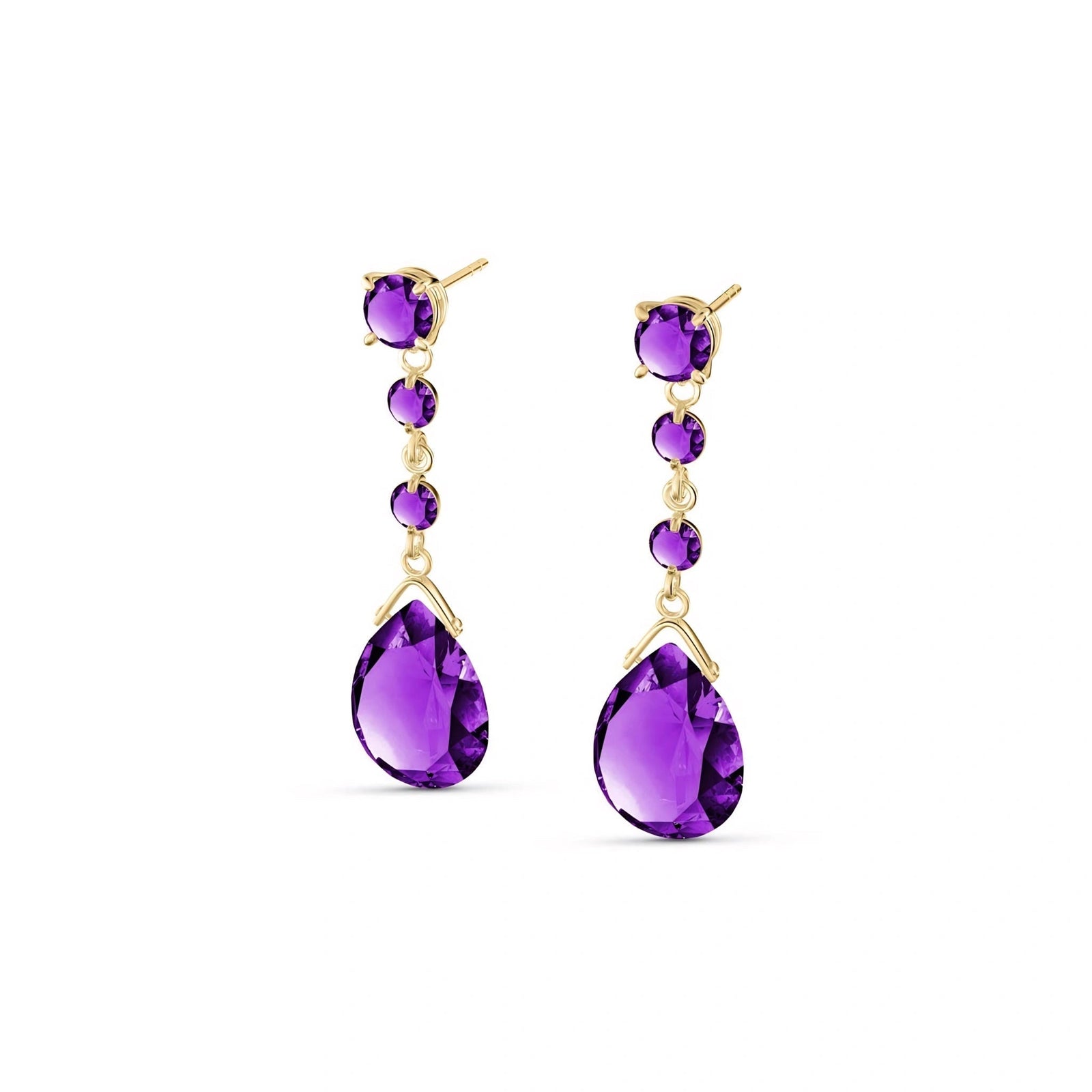 Yellow Gold Amethyst — Mariaagostina