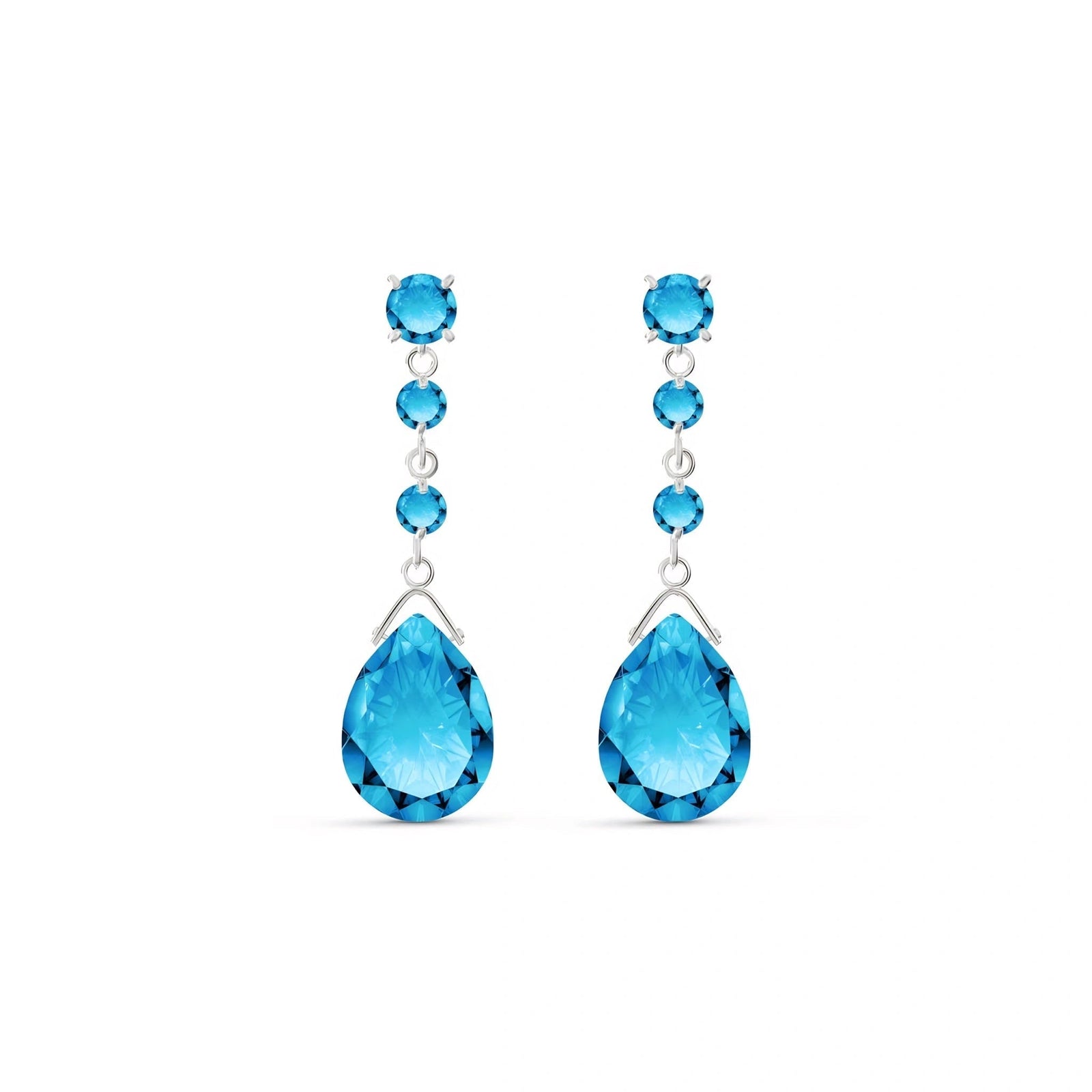 White Gold Blue Topaz — Mariaagostina