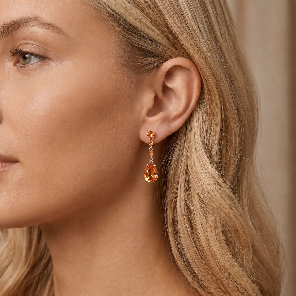 Rose Gold Citrine — Mariaagostina