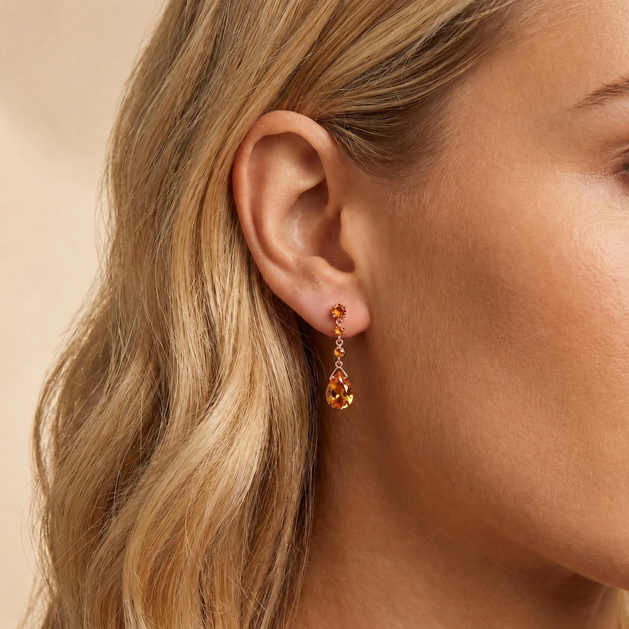 Rose Gold Citrine — Mariaagostina