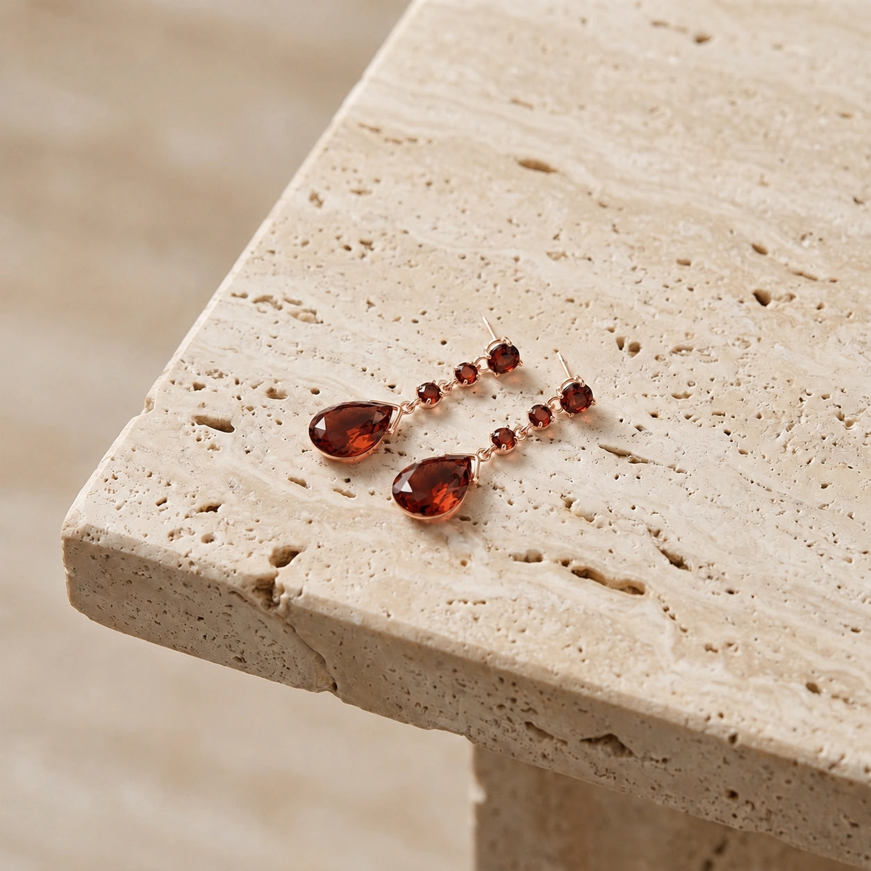 Rose Gold Garnet — Mariaagostina