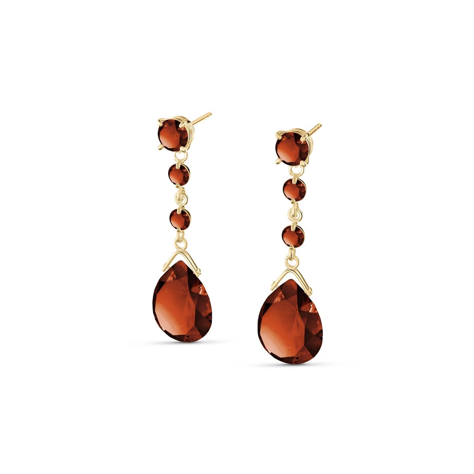 Yellow Gold Garnet — Mariaagostina