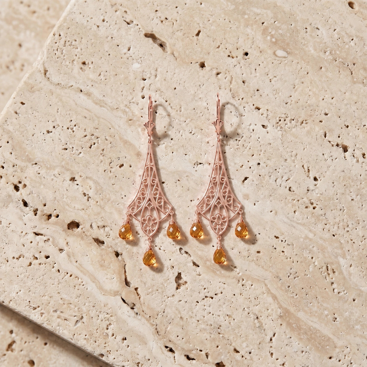 Rose Gold Citrine — Mariaalessandra