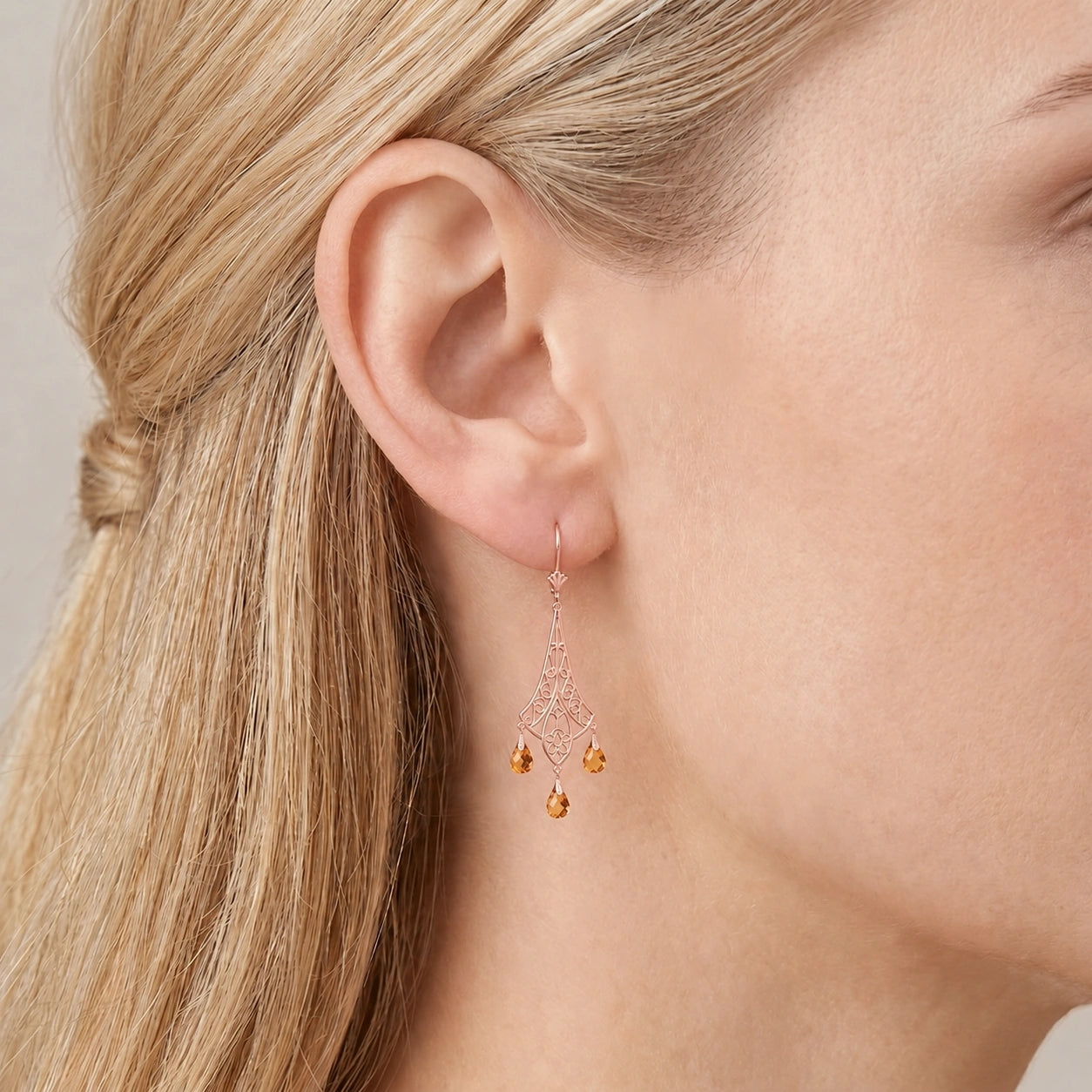 Rose Gold Citrine — Mariaalessandra