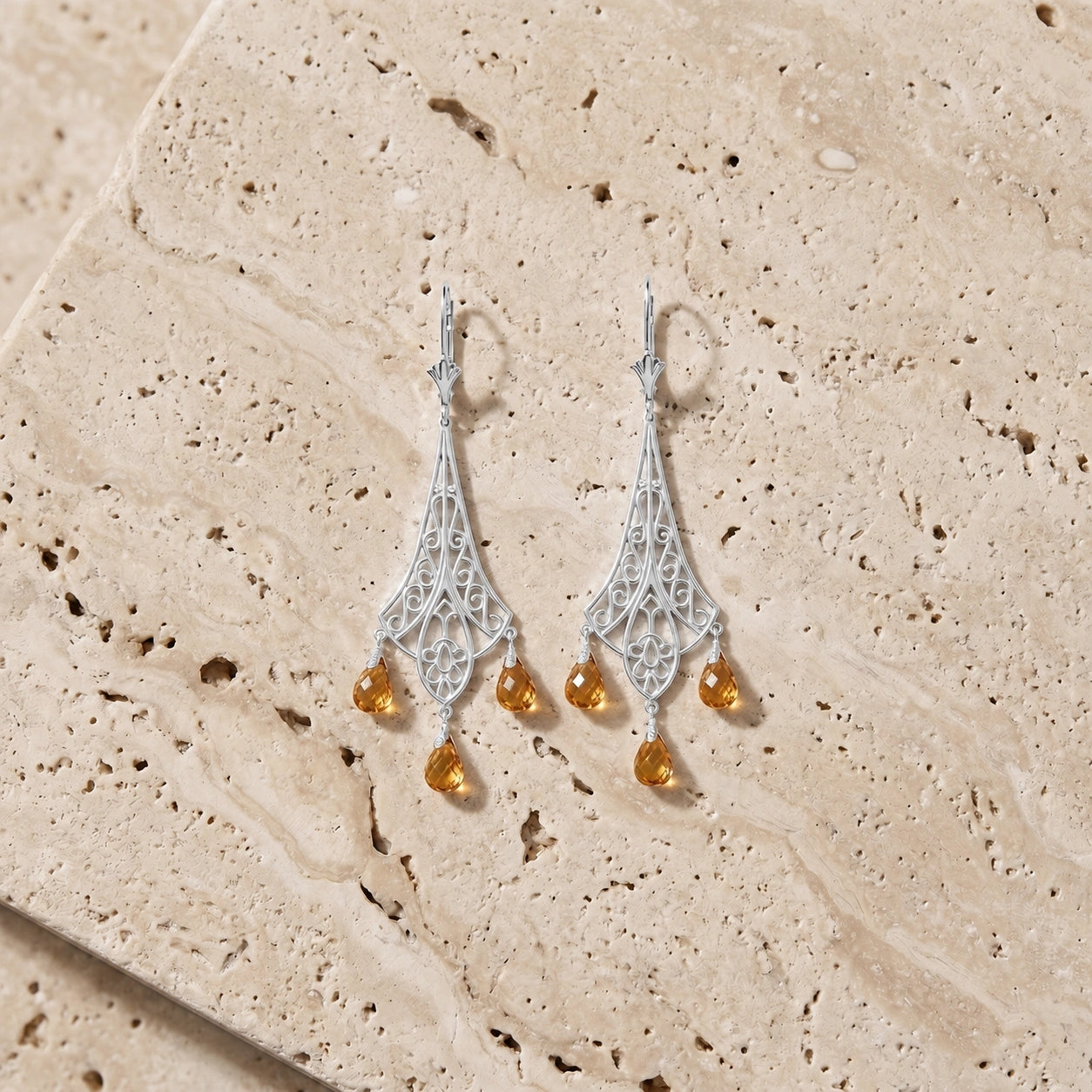 White Gold Citrine — Mariaalessandra