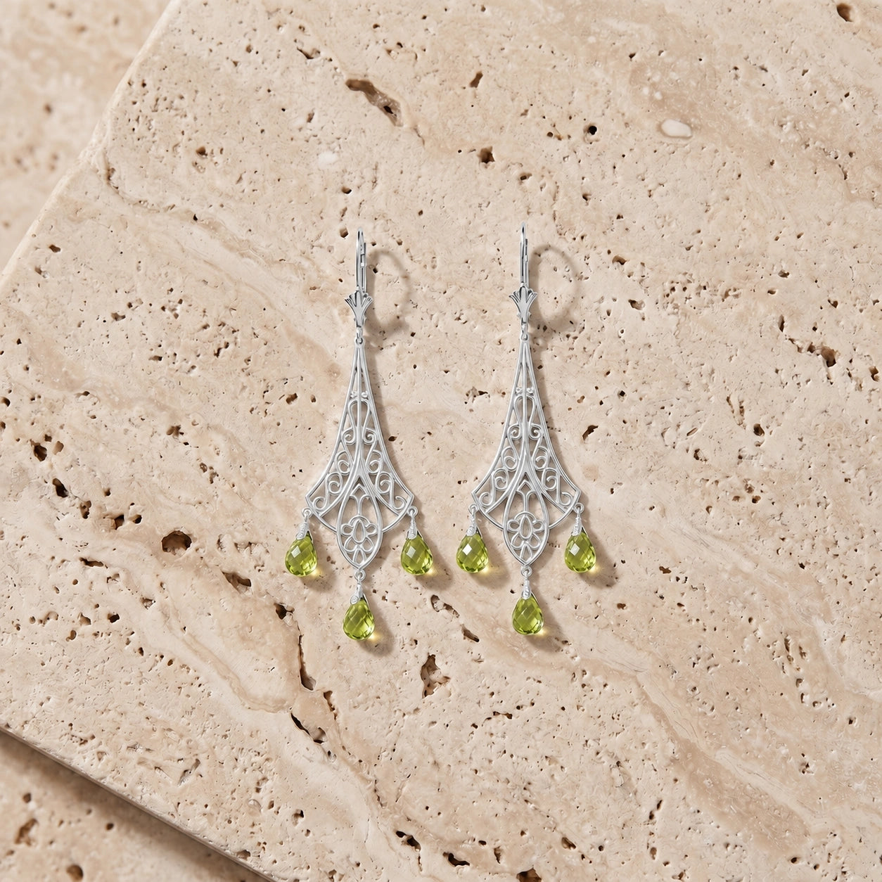 White Gold Peridot — Mariaalessandra