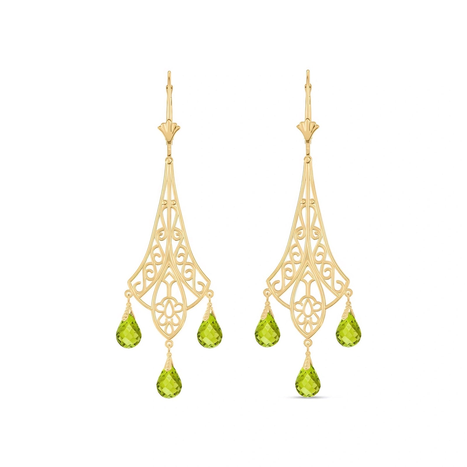 Yellow Gold Peridot — Mariaalessandra