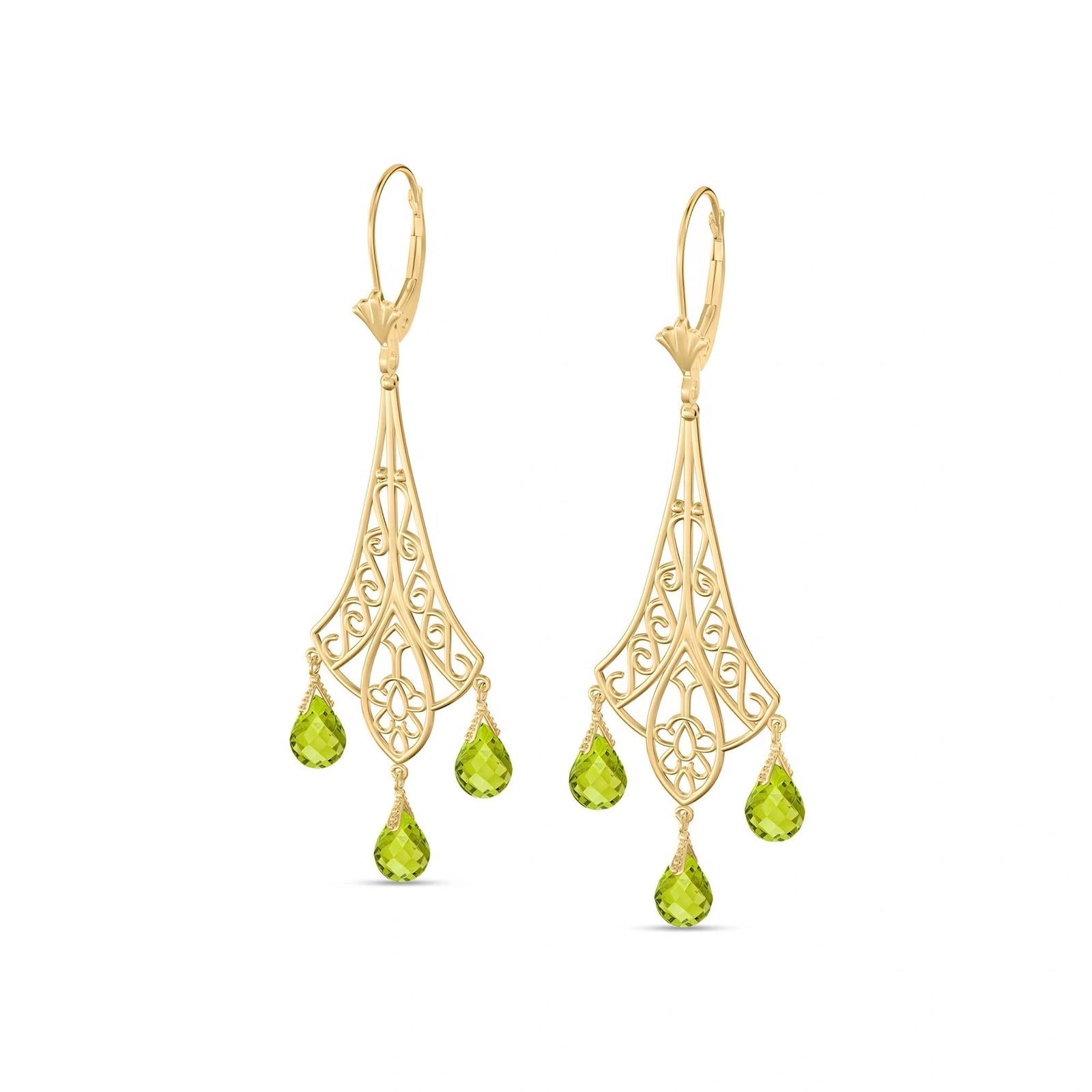 Yellow Gold Peridot — Mariaalessandra