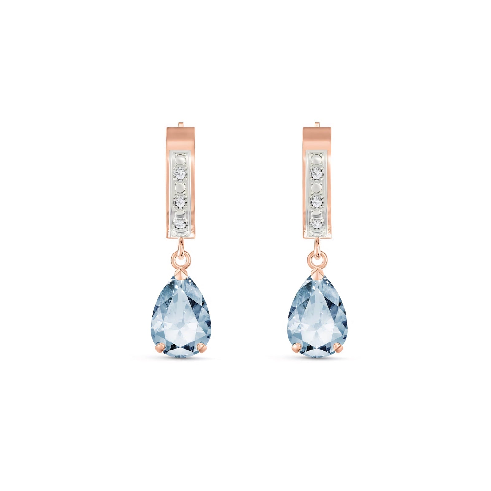 Rose Gold Reverie Earrings Peridot 10K — Gianna