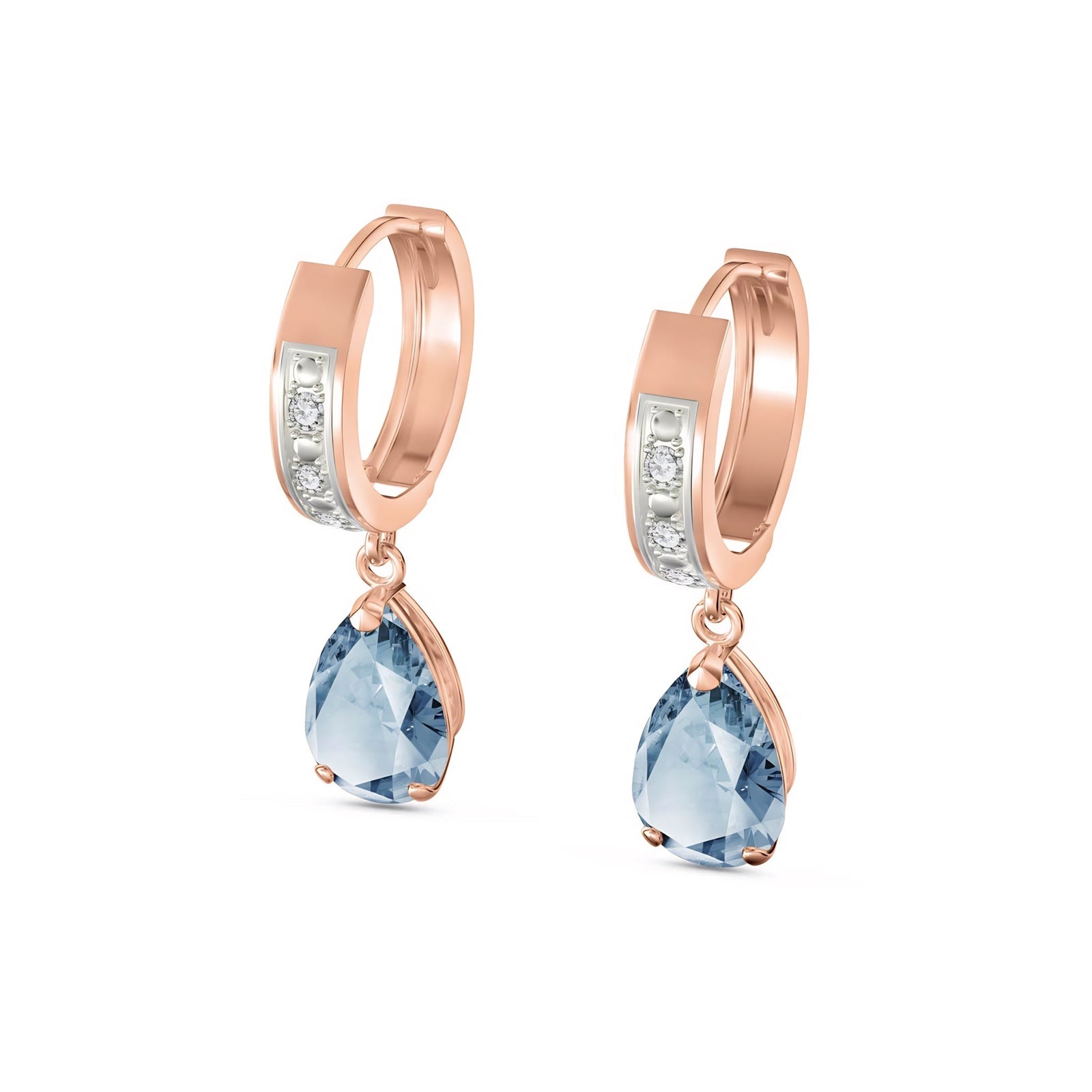 Rose Gold Reverie Earrings Peridot 10K — Gianna