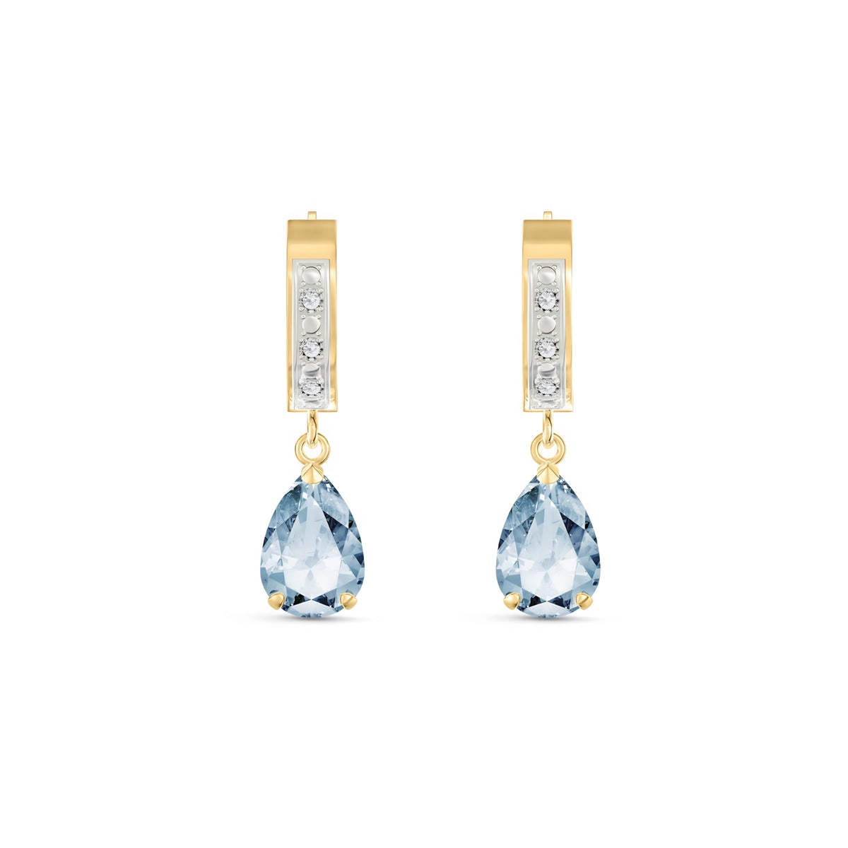 Yellow Gold Reverie Earrings Peridot 10K — Gianna