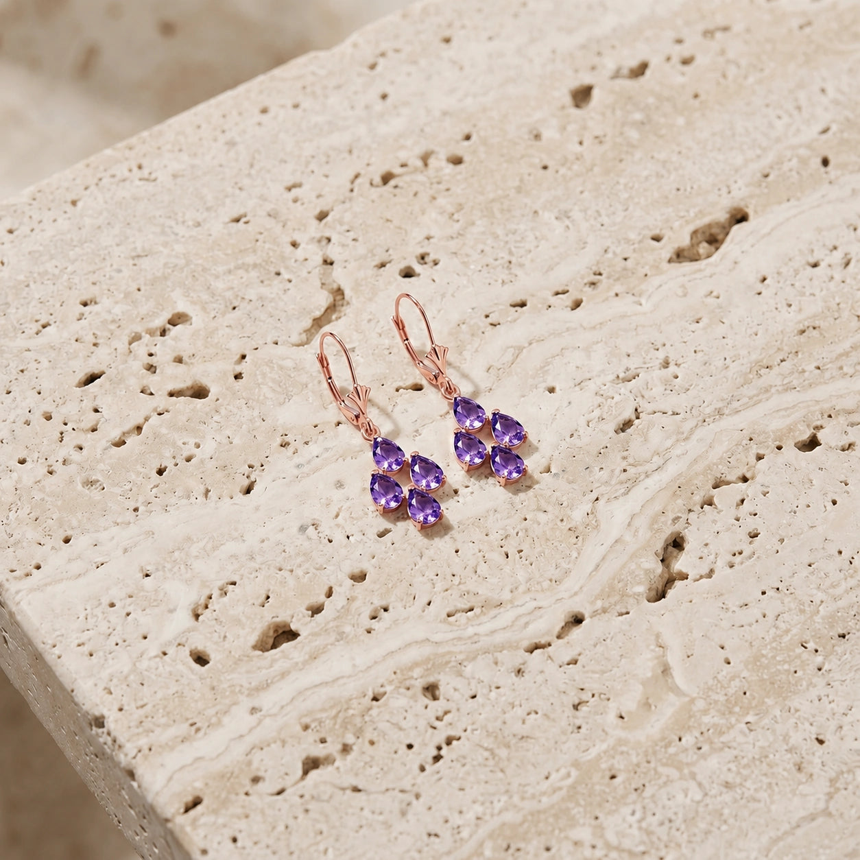 Rose Gold Amethyst — Mariaamalia