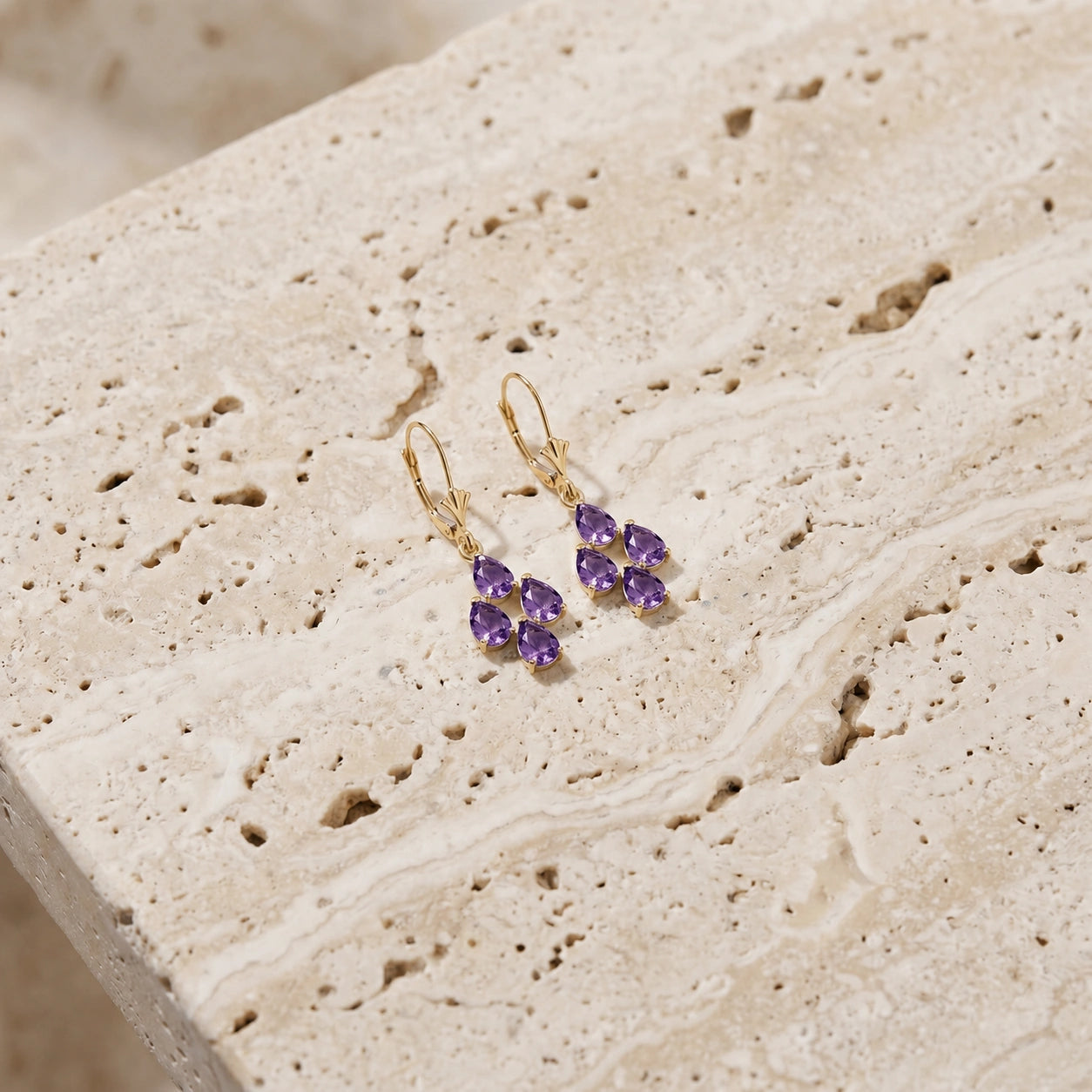 Yellow Gold Amethyst — Mariaamalia
