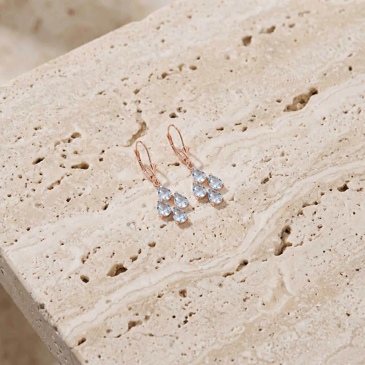 Rose Gold Aquamarine — Mariaamalia