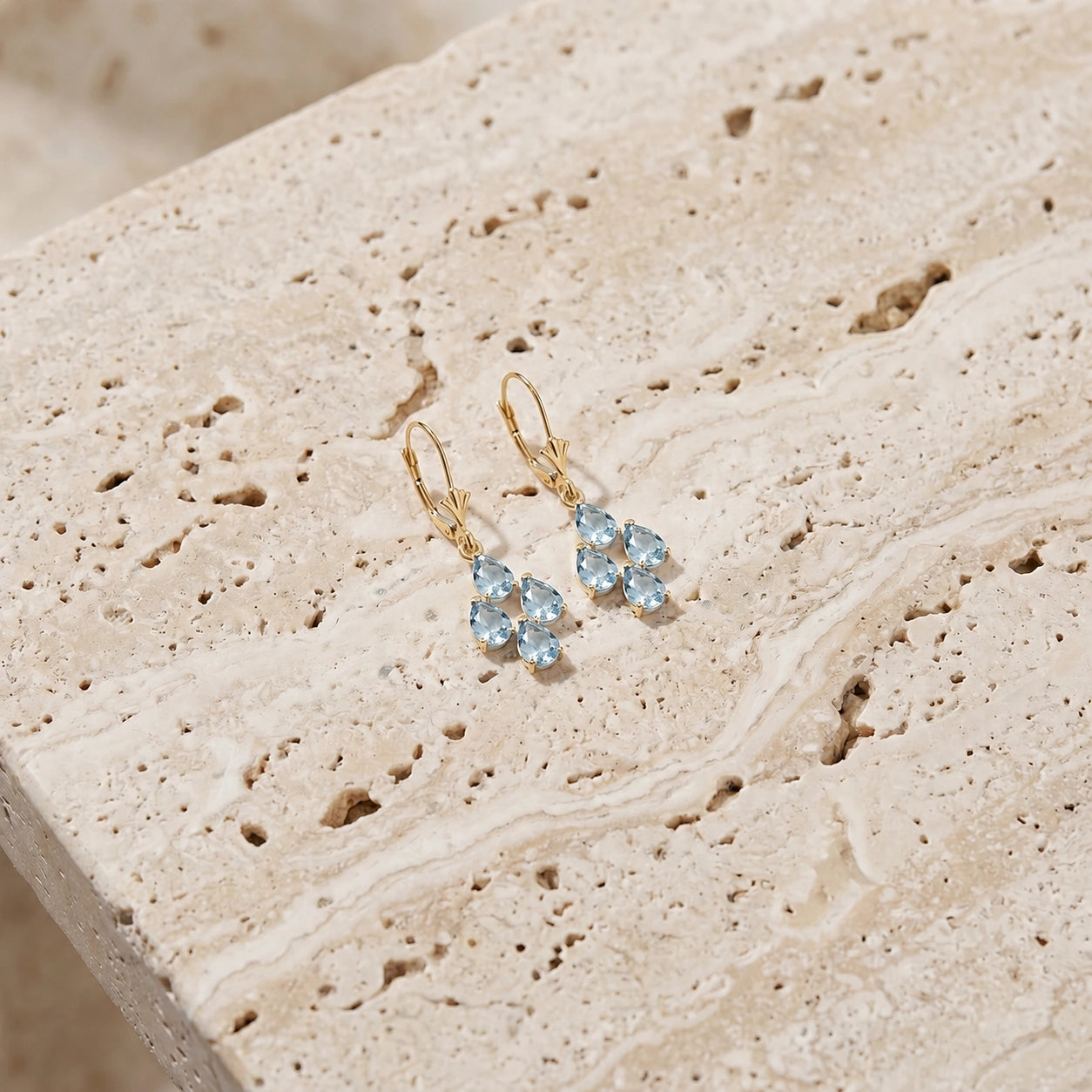 Yellow Gold Aquamarine — Mariaamalia