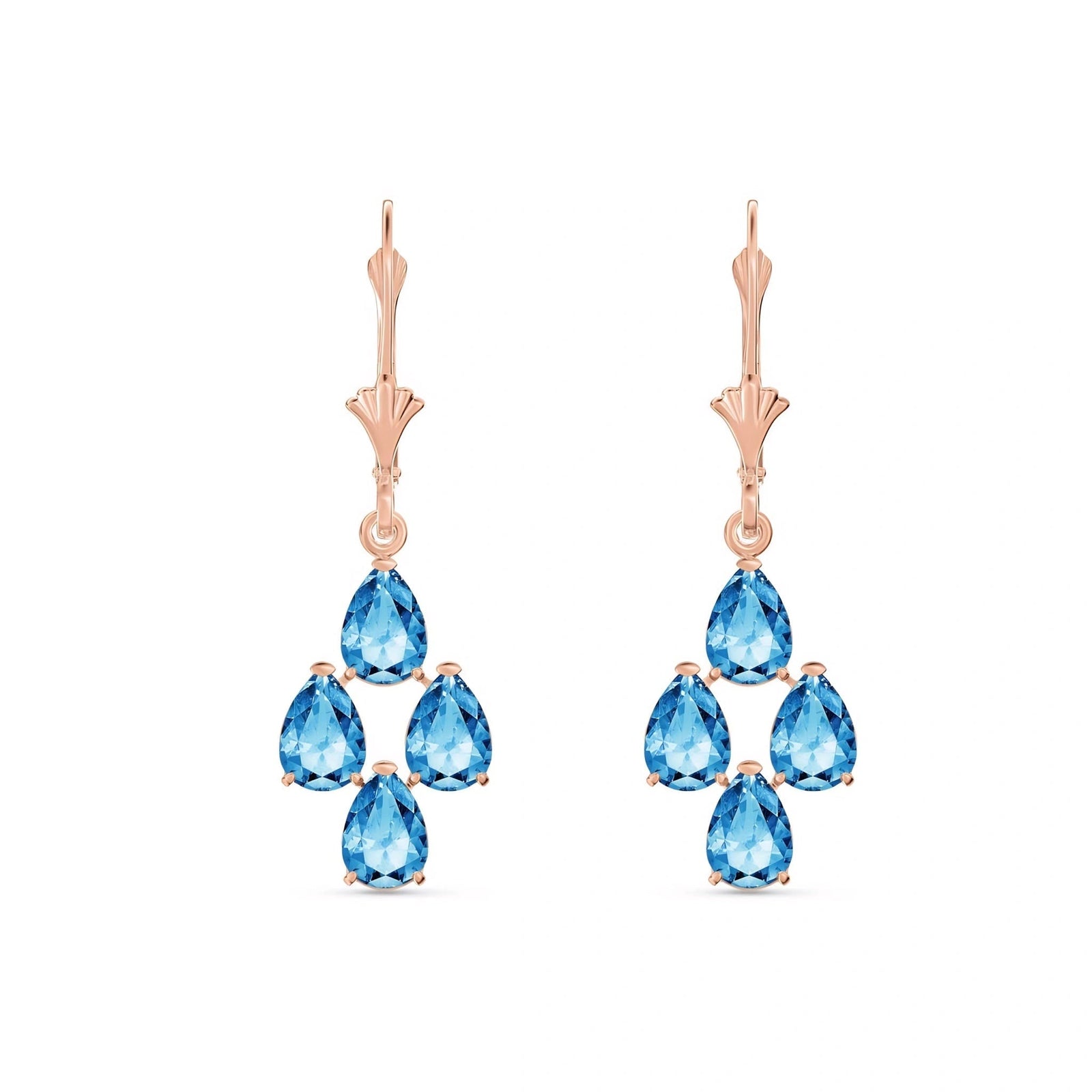 Rose Gold Blue Topaz — Mariaamalia
