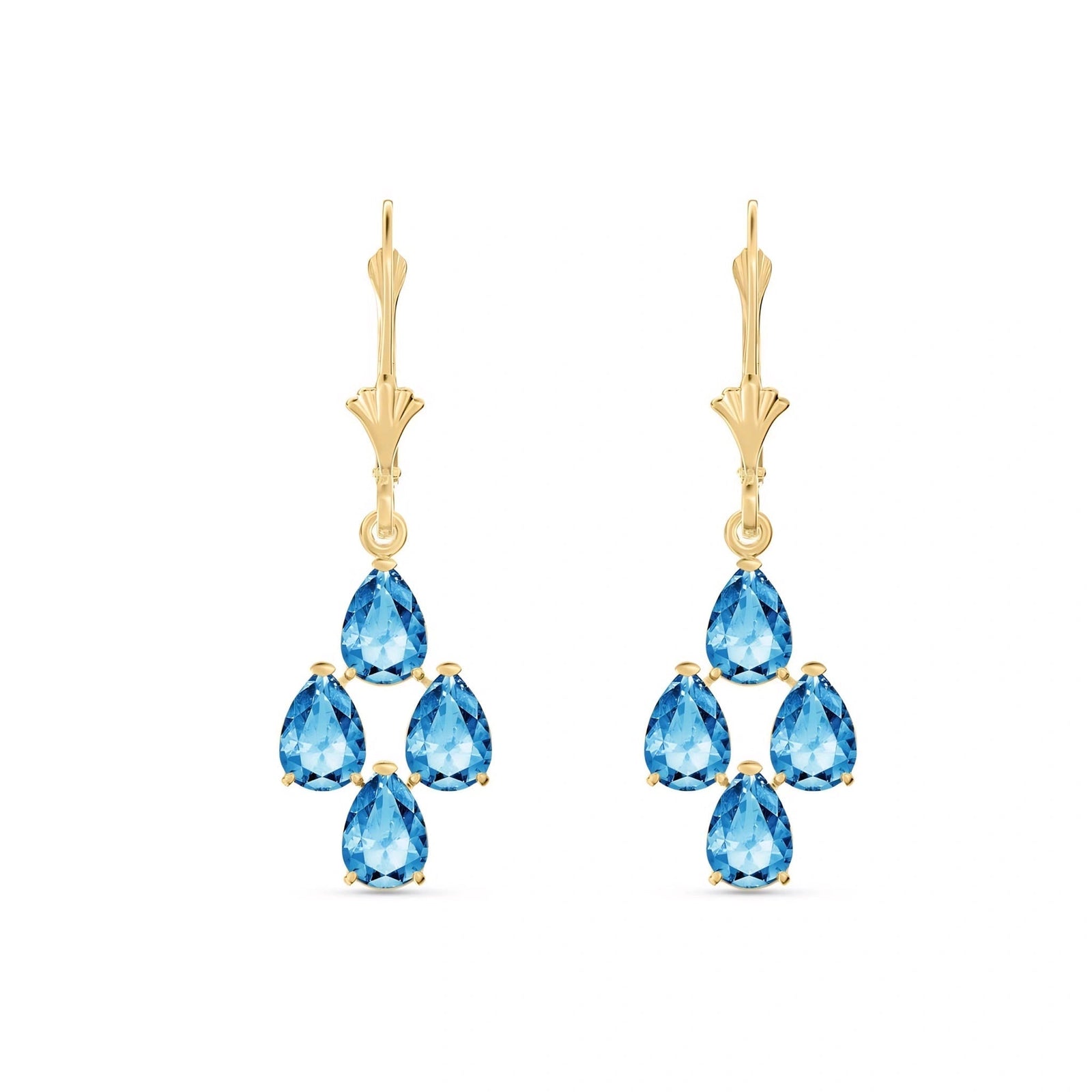Yellow Gold Blue Topaz — Mariaamalia