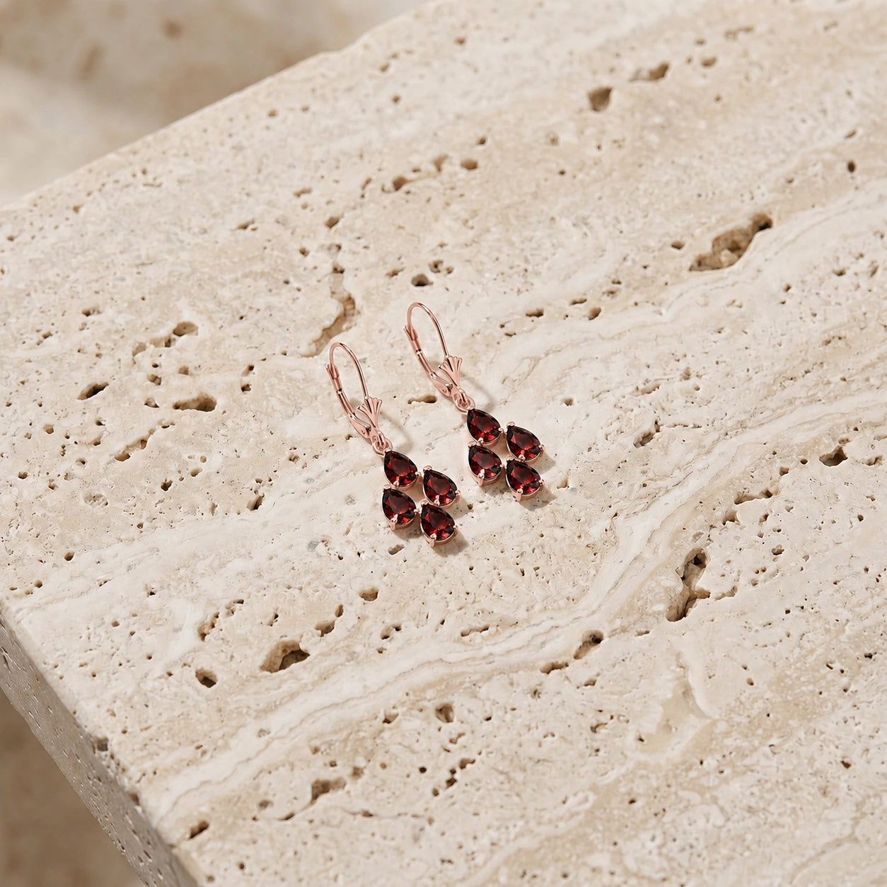 Rose Gold Garnet — Mariaamalia