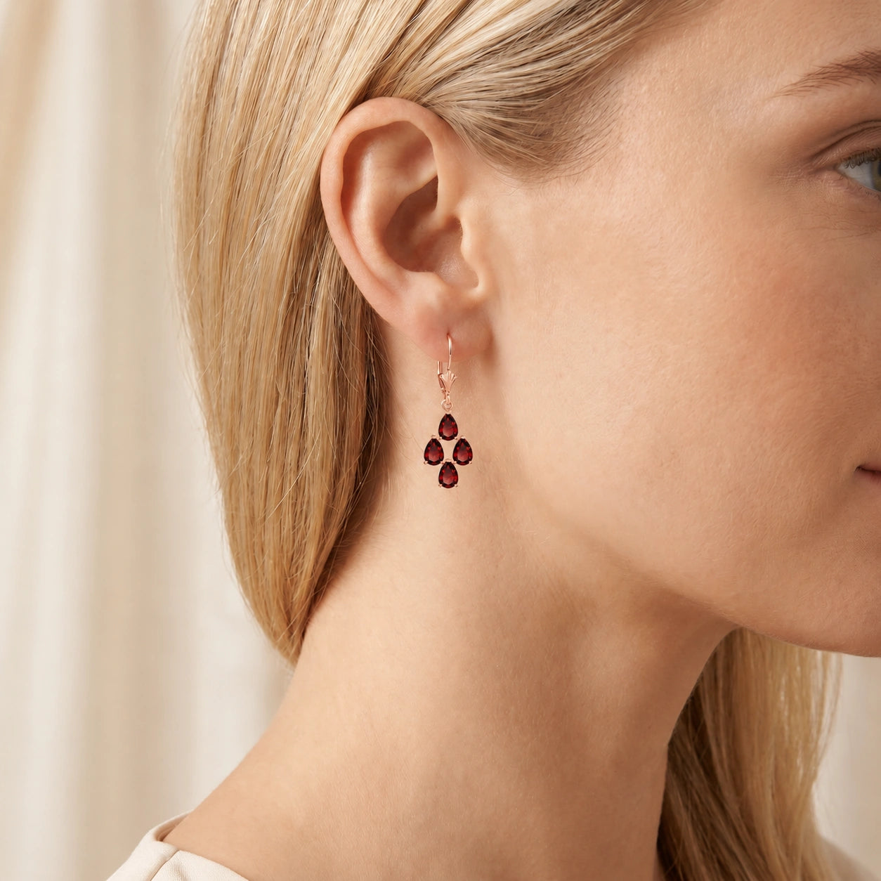 Rose Gold Garnet — Mariaamalia
