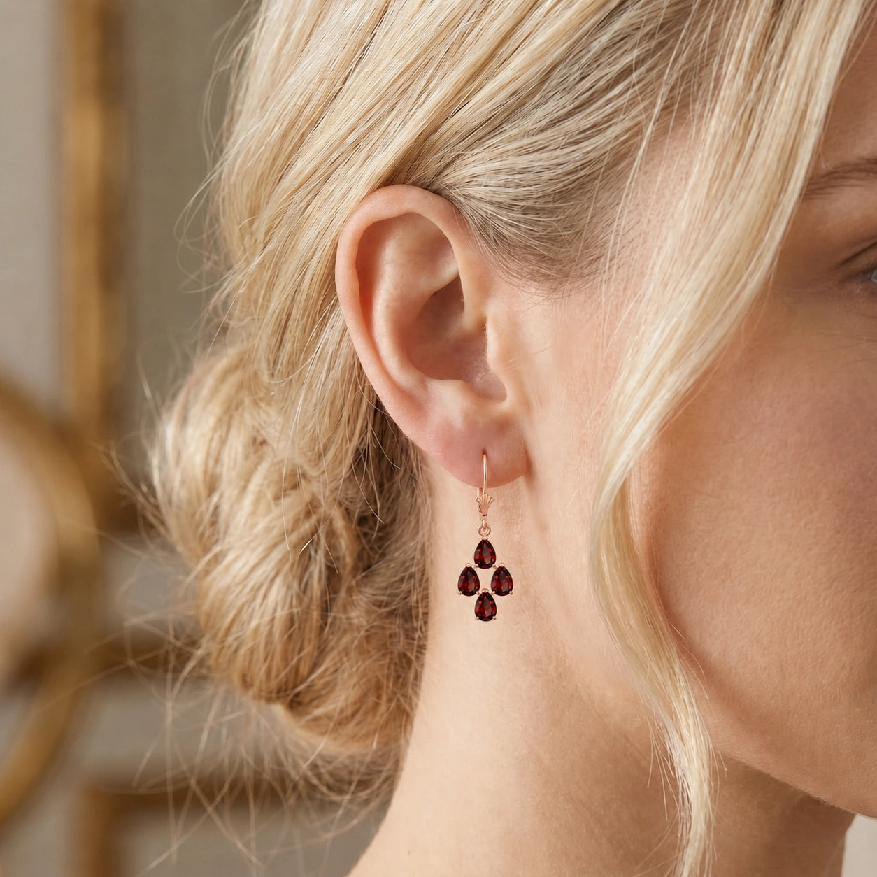 Rose Gold Garnet — Mariaamalia