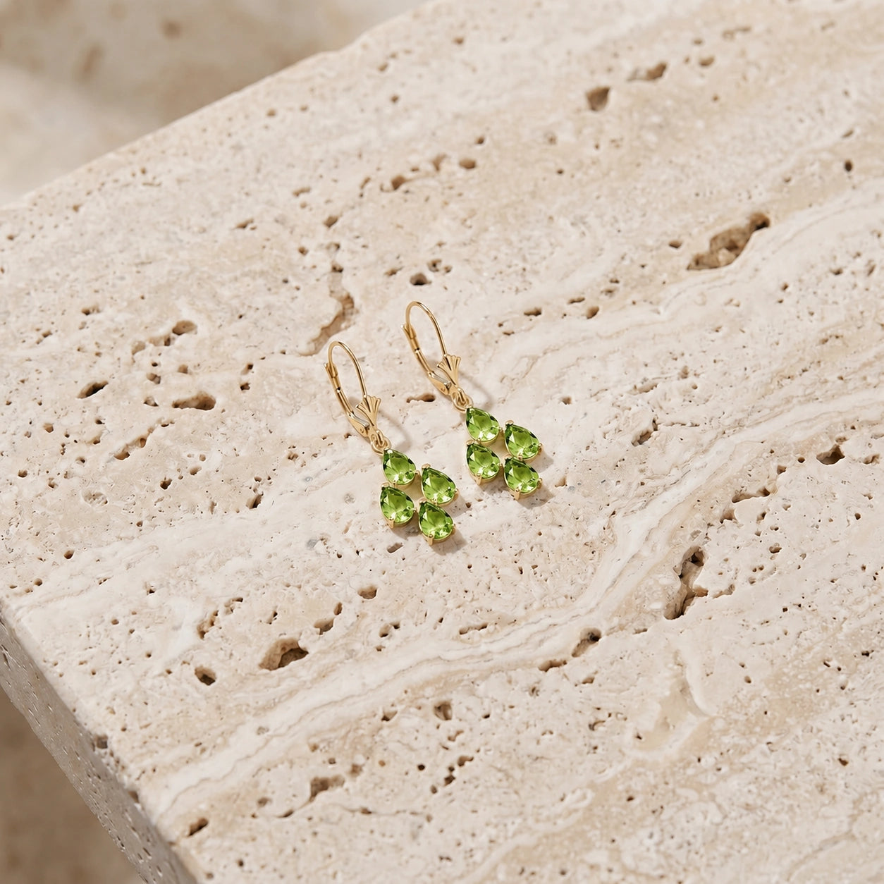 Yellow Gold Peridot — Mariaamalia