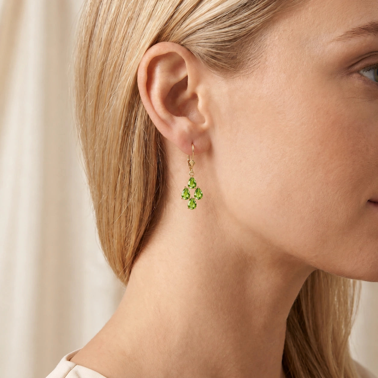 Yellow Gold Peridot — Mariaamalia