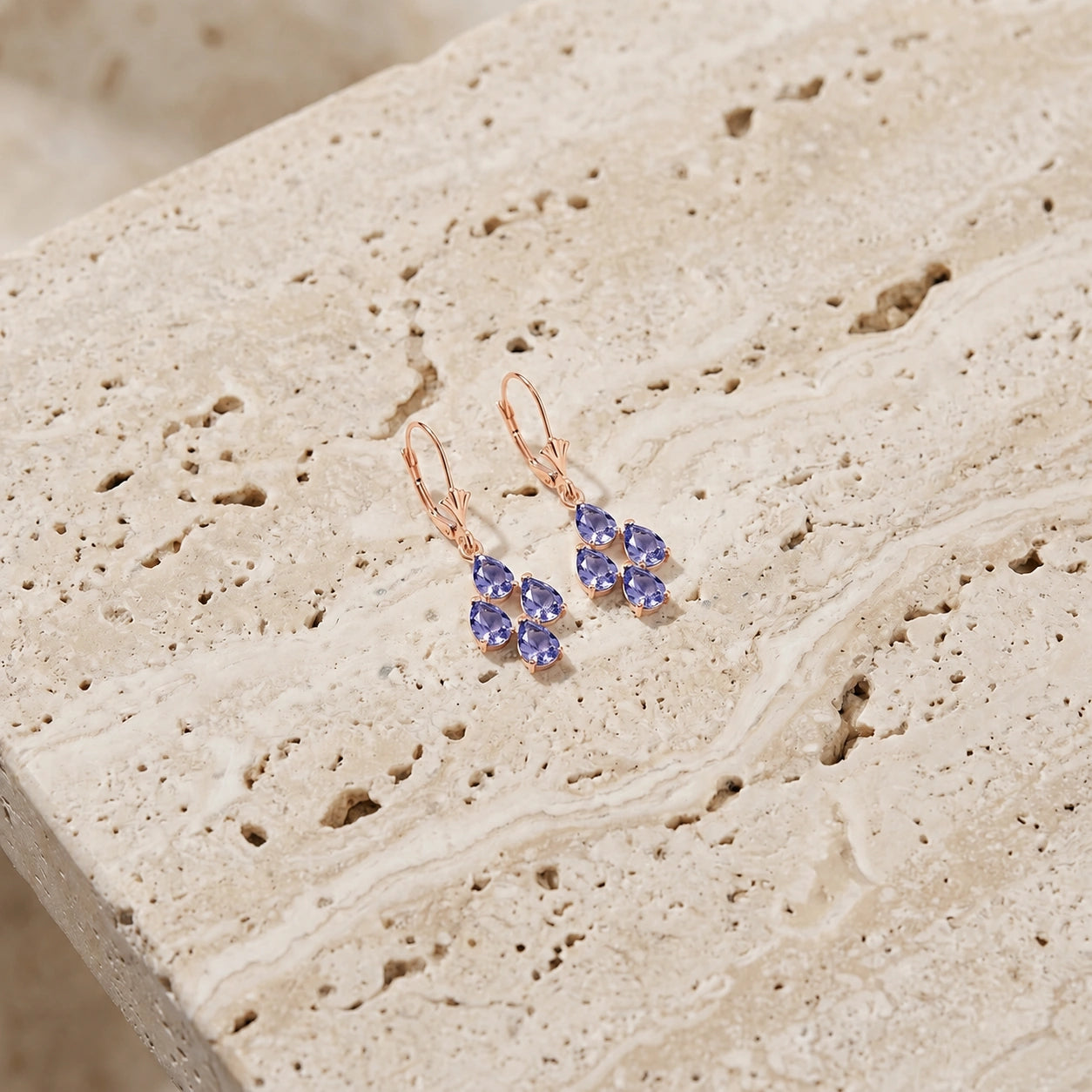 Rose Gold Tanzanite — Mariaamalia