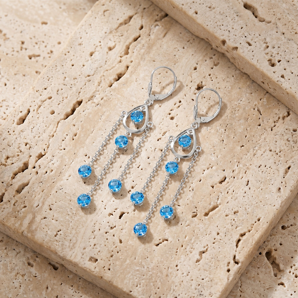White Gold Blue Topaz — Mariaamaranta